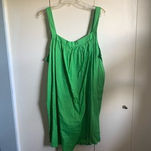 Green Sleeveless Dress